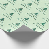 グリーンライトクリスマスツリー ラッピングペーパー (角)