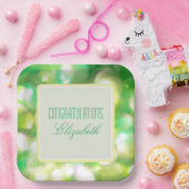 グリーンライト紙プレート ペーパープレート (パーティー)