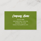 グリーンライフスタイルヘルシーライフ名刺 名刺 (裏面)