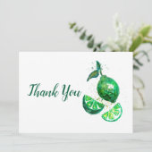 グリーンライム果実 サンキューカード (スタンド正面)