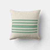 グリーンラインズスクエアピローモダンル – ミニマリスト クッション (裏面)