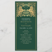 グリーンライ王室のオン中世ソード結婚式 プログラム (正面)