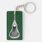 グリーンラクロスアクリルキーチェーン キーホルダー (裏面)