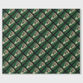 グリーンラクロスギフト ラッピングペーパー (フラット)