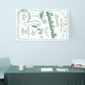 グリーンラストトーストビーチバチェロレッテ週末旗 横断幕 (トレードショー)