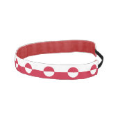 グリーンラスリップまたは滑ることンドの旗を持つ非ヘッドバンド アスレチックヘッドバンド (右)