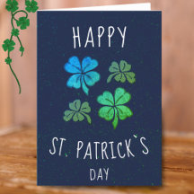 グリーンラッキーの四つ葉のクローバーSt. Patrick's Day
