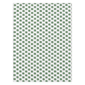 グリーンラッキークローバープリントセントパトリックの日パーティー テーブルクロス (正面)