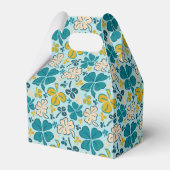 グリーンラッキーシャームロッククローバーセントパトリックの日 フェイバーボックス (正面サイド)