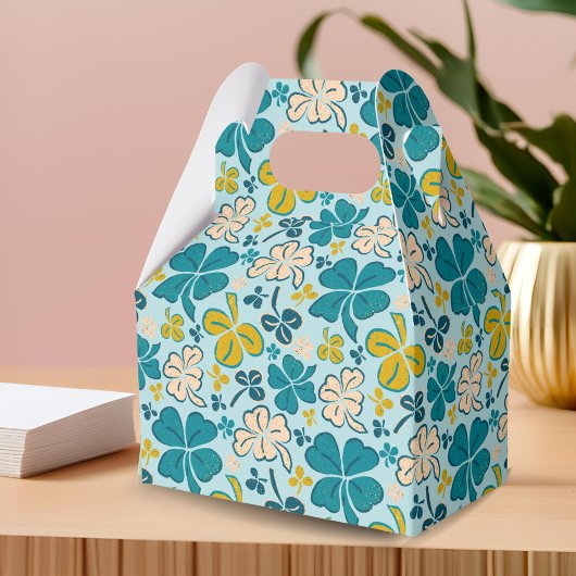 グリーンラッキーシャームロッククローバーセントパトリックの日 フェイバーボックス