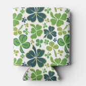 グリーンラッキーシャームロッククローバーセントパトリックの日 缶クーラー (裏面)
