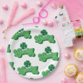 グリーンラッキーセントパトリックの日紙プレート ペーパープレート (パーティー)