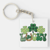 グリーンラッキーSt patricks day キーホルダー (正面)