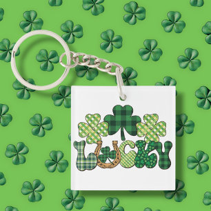 グリーンラッキーSt patricks day キーホルダー