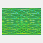 グリーンラッピング紙シートセット ラッピングペーパーシート (正面3)