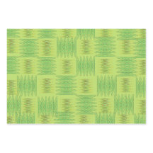 グリーンラッピング紙シートセット