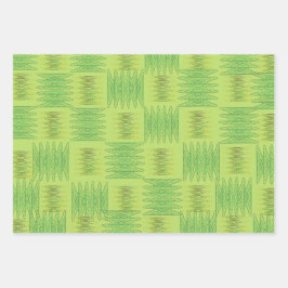 グリーンラッピング紙シートセット ラッピングペーパーシート