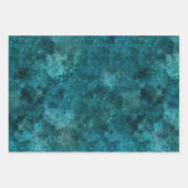 グリーンラッピング紙フラットシートセット3 ラッピングペーパーシート (正面3)