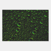 グリーンラッピング紙 ラッピングペーパーシート (正面3)