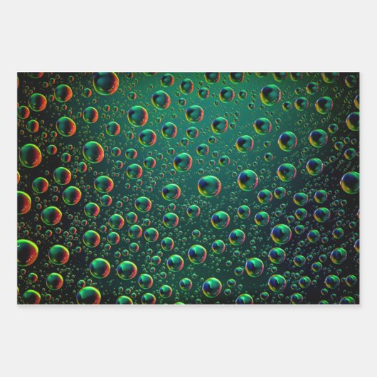 グリーンラッピング紙 ラッピングペーパーシート (正面2)