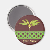 グリーンラティス名マグネット マグネット (正面/裏面)