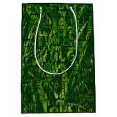 グリーンラブローンサー気にビス中抱き枕 ミディアムペーパーバッグ (正面)