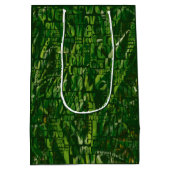 グリーンラブローンサー気にビス中抱き枕 ミディアムペーパーバッグ (裏面)