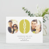 グリーンラブ引用文結婚ズ2枚の写真カップル (スタンド正面)