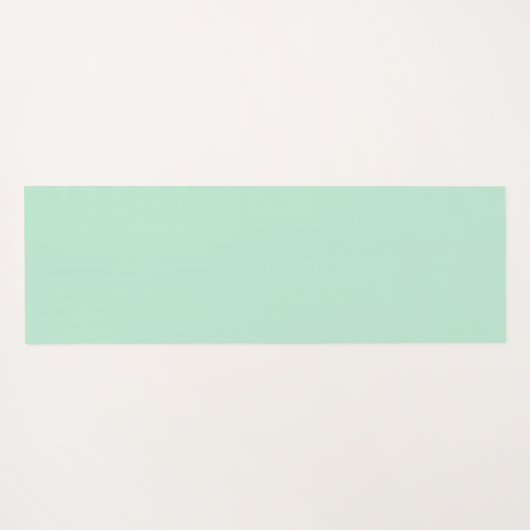 グリーンラベンダーベージュ幾何学模様の名前 ヨガマット (裏面(横))