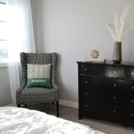 グリーンラベンダーベージュ抽象芸術幾何学模様 クッション