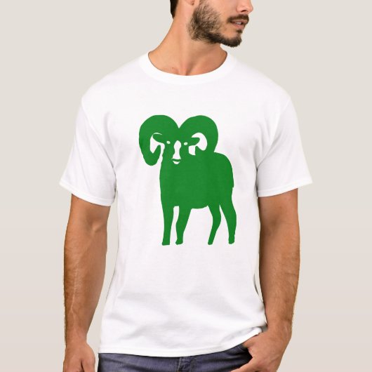 グリーンラムの牡羊座アイコンギフト Tシャツ (正面)