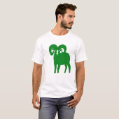 グリーンラムの牡羊座アイコンギフト Tシャツ (正面フル)