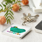 グリーンラム中国の新年〔占星術の〕十二宮図キーチェーン キーホルダー (側面)