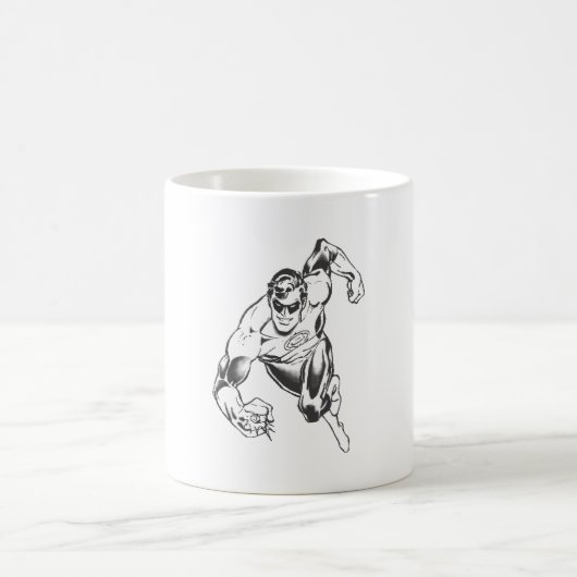 グリーンランタンが前方に飛び出す コーヒーマグカップ (中央)