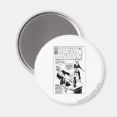 グリーンランタンとシネストロのカバー、白黒 マグネット (正面/裏面)