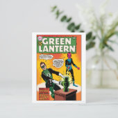 グリーンランタンとシネストロカバー ポストカード (スタンド正面)