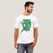 グリーンランタンとシンボル Tシャツ (正面フル)