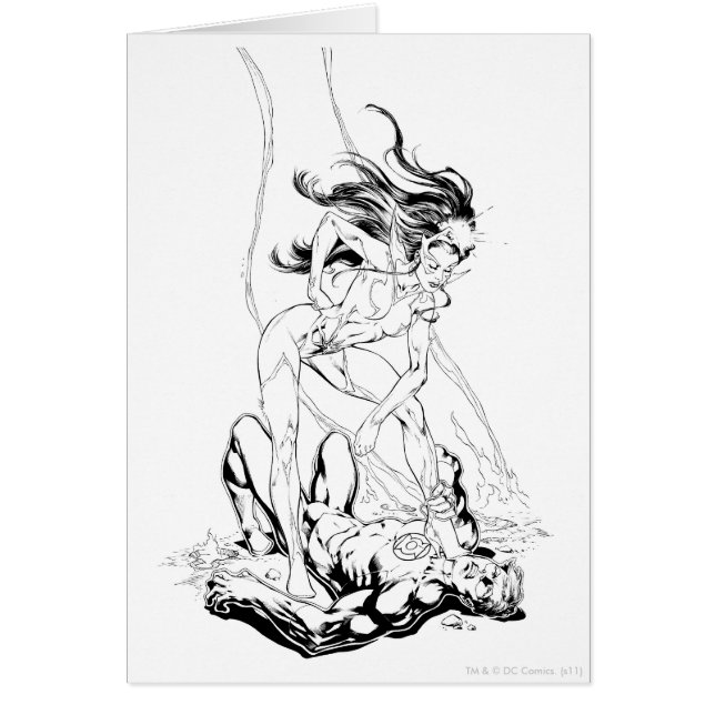 グリーンランタンとスターサファイア (正面)