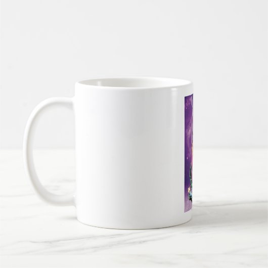 グリーンランタンとスターサファイア – カラー コーヒーマグカップ (左)