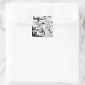 グリーンランタンとフラッシュパネル2 スクエアシール (バッグ)