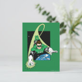 グリーンランタンと地球 ポストカード (スタンド正面)