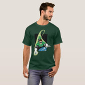 グリーンランタンと地球 Tシャツ (正面フル)
