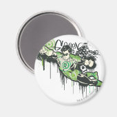 グリーンランタングラフィティキャラクター マグネット (正面/裏面)