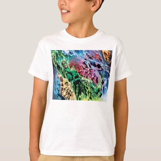 グリーンランタングループ – 色 Tシャツ (正面)