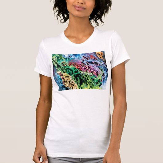 グリーンランタングループ – 色 Tシャツ (正面)