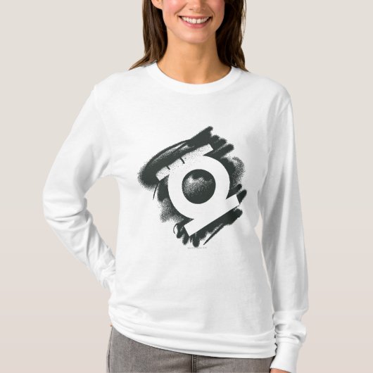 グリーンランタンスプレーシンボル Tシャツ (正面)