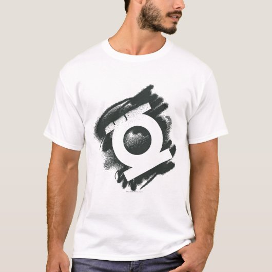 グリーンランタンスプレーシンボル Tシャツ (正面)