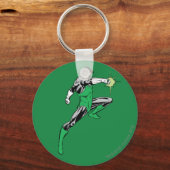グリーンランタンポインティングリングや輪 キーホルダー (正面)