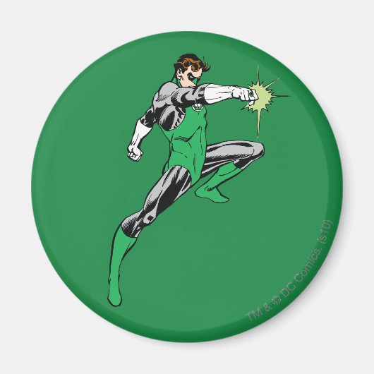 グリーンランタンポインティングリングや輪 マグネット (正面)