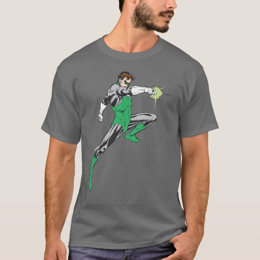 グリーンランタンポインティングリングや輪 Tシャツ (正面)